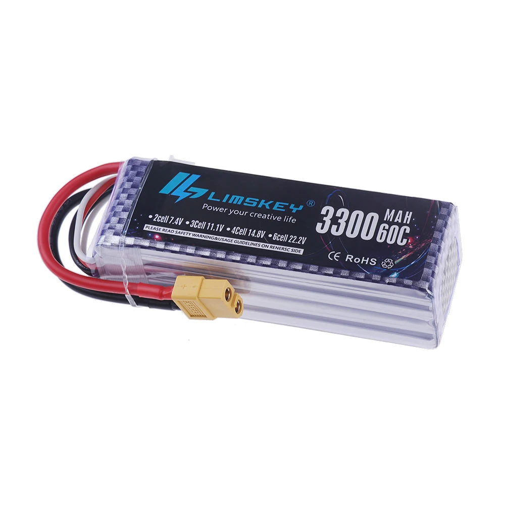 4S LiPo Battery 14.8V 3300mAh  - Drone Racing Battery 评论和价格