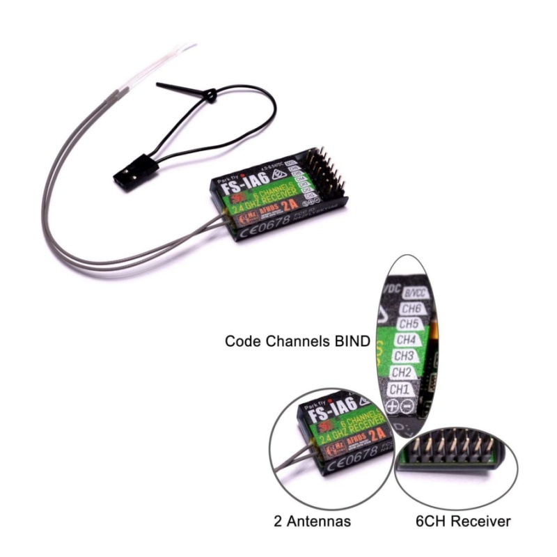 Flysky FS-IA6 Receiver 6CH Dua - Drone Racing Battery 评论和价格