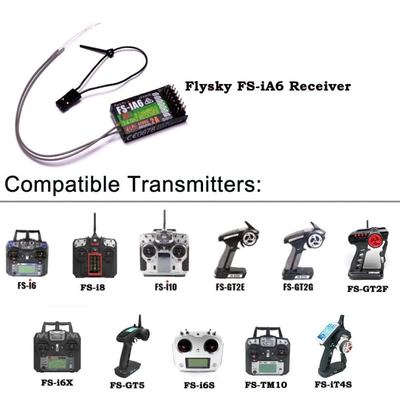 Flysky FS-IA6 Receiver 6CH Dua - Drone Racing Battery 评论和价格