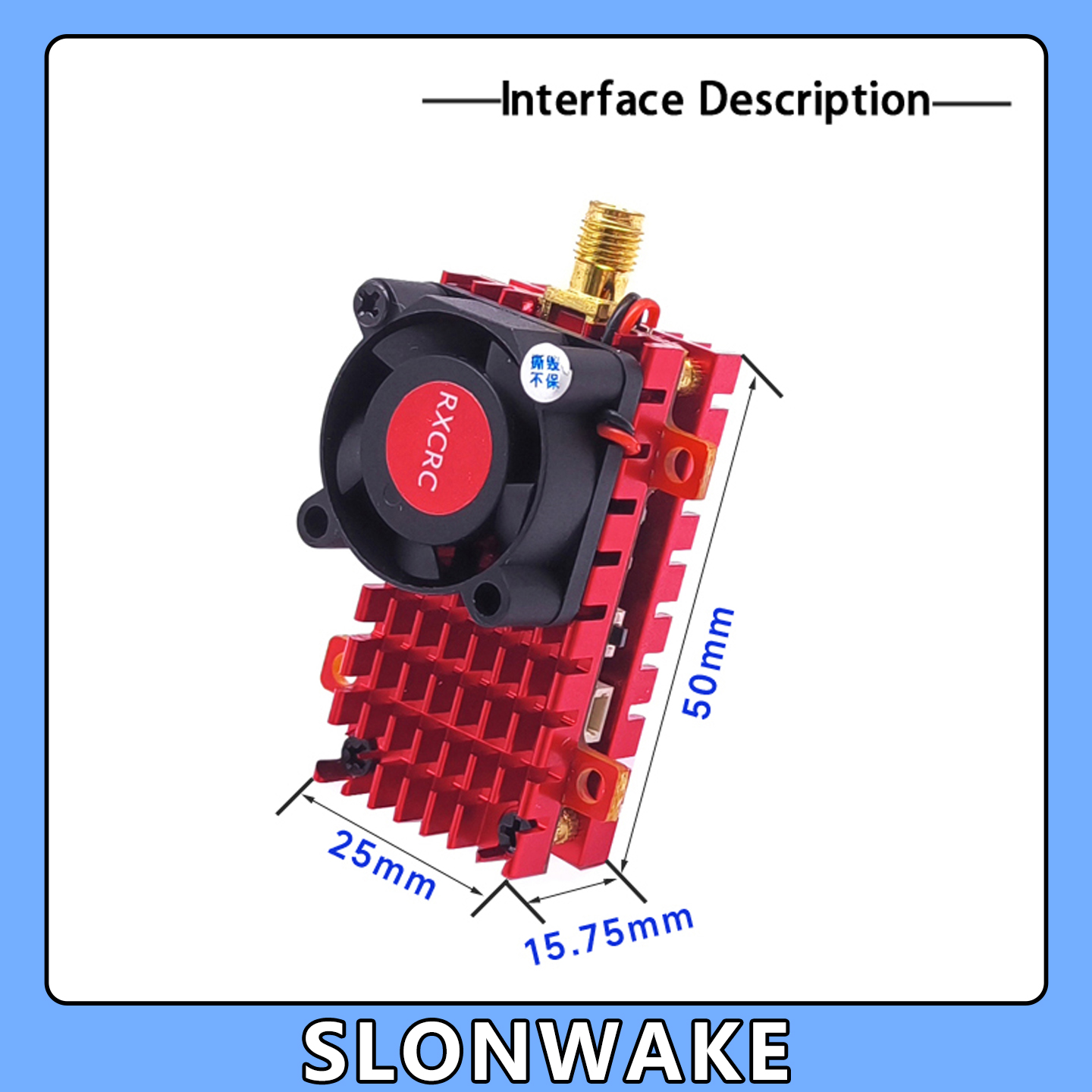 SLONWAKE 5.8G 2W VTX FPV 1800T - Drone Racing Camera 评论和价格