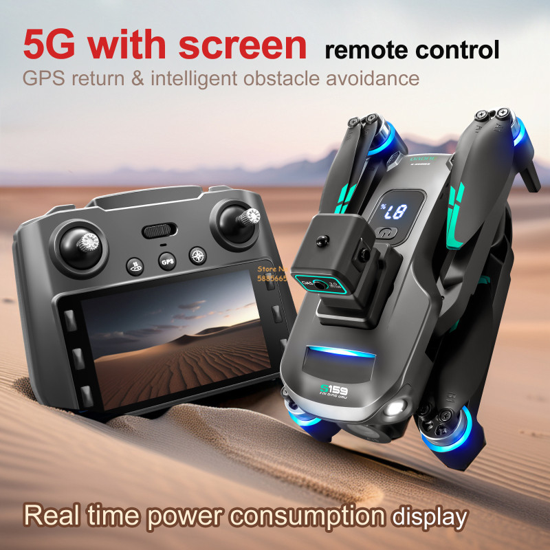 8K Dual Camera 5G WIFI FPV Rem - Drone Racing Camera 评论和价格