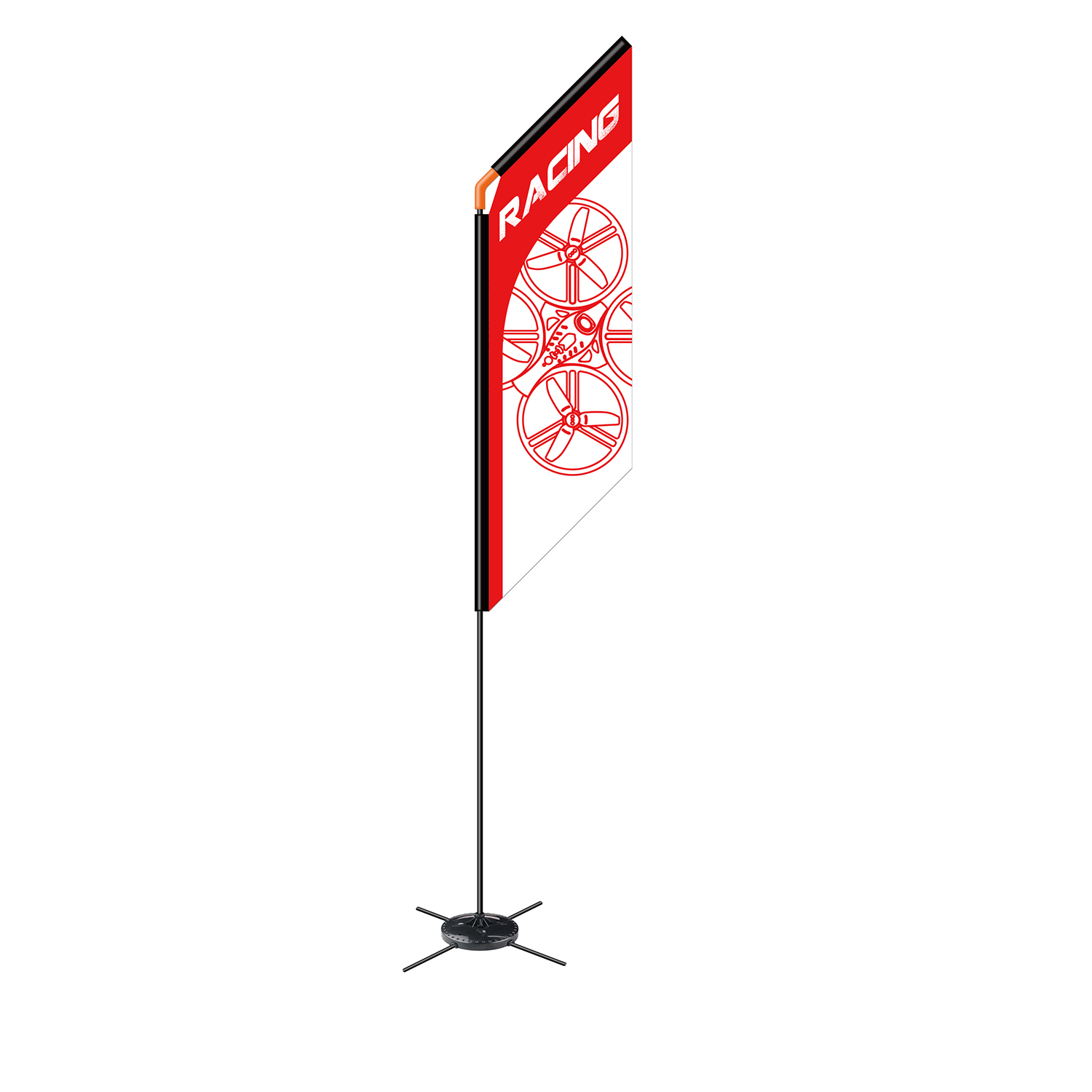 560mm FPV Racer Flag Drone Qua - Drone Racing Gate 评论和价格