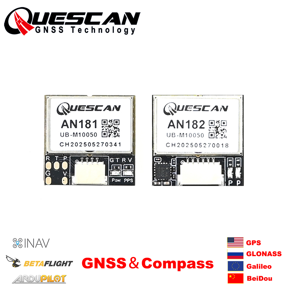 QUESCAN 18mm M10 GPS GNSS Modu - Drone Racing Flight Controller 评论和价格