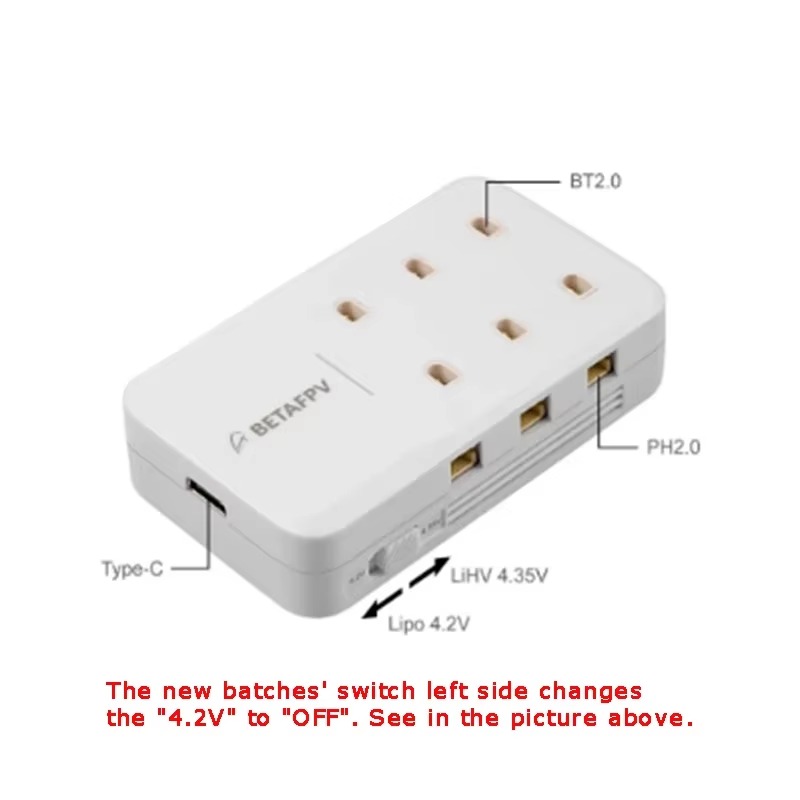 BETAFPV 6 Ports 1S Lipo Batter - Drone Racing Charger 评论和价格