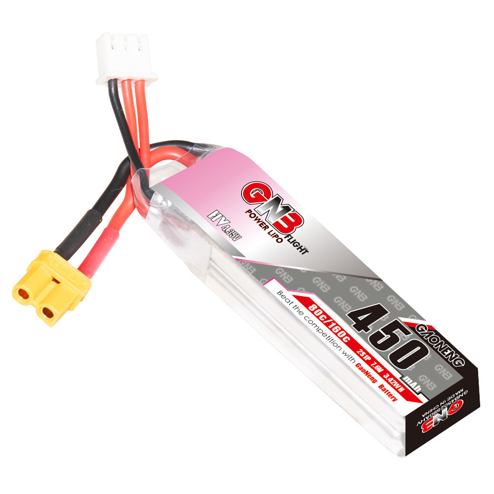 GNB LiPo Battery HV 2S 7.6V 45 - Drone Racing Battery 评论和价格