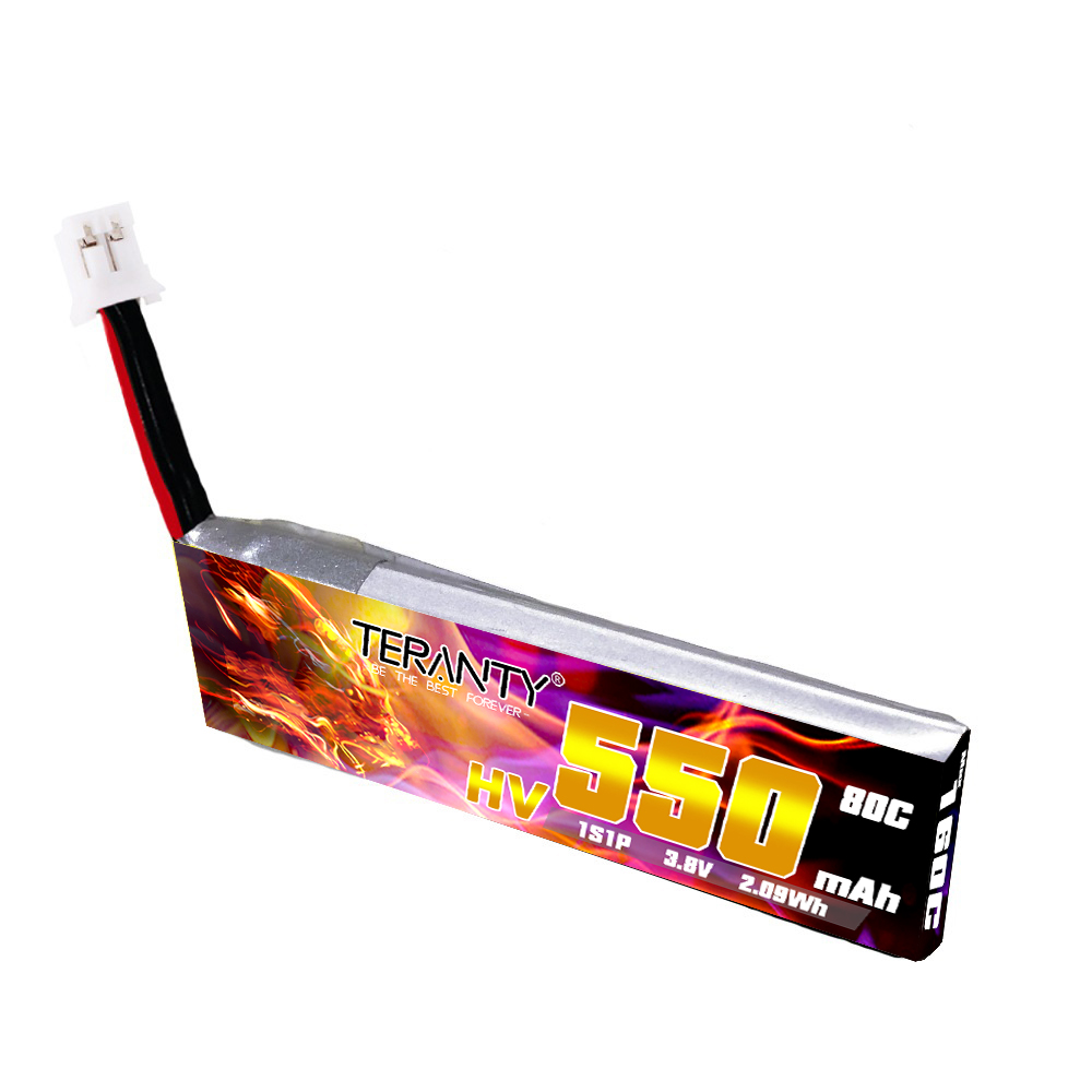 TERANTY HV 1S 3.8V 550mAh 80C/ - Drone Racing Battery 评论和价格