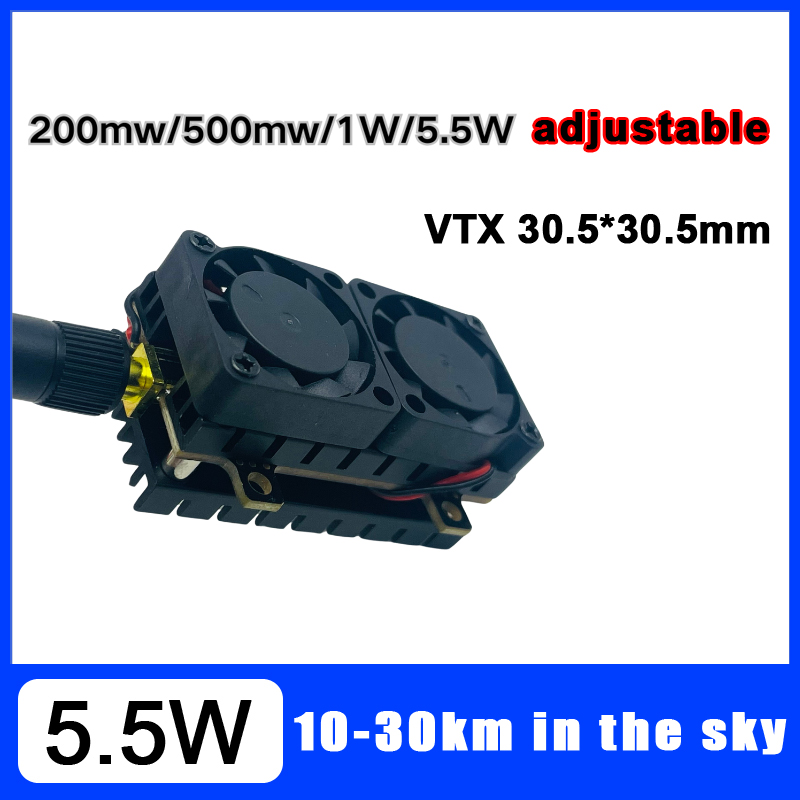 Long Range 5.8GHz 5.5W Video T - Drone Racing Transmitter 评论和价格