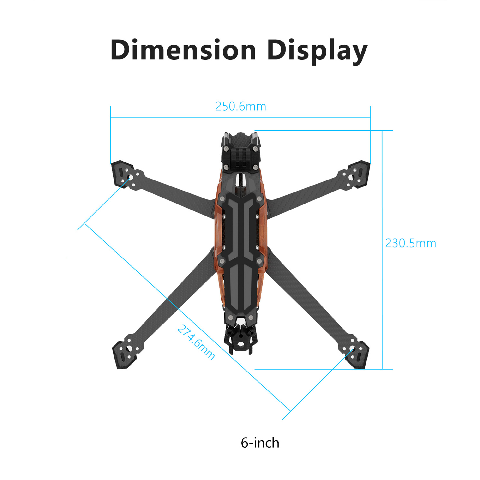GEPRC GEP-Vapor-D5 D6 O4 Pro C - Drone Racing Frame 评论和价格