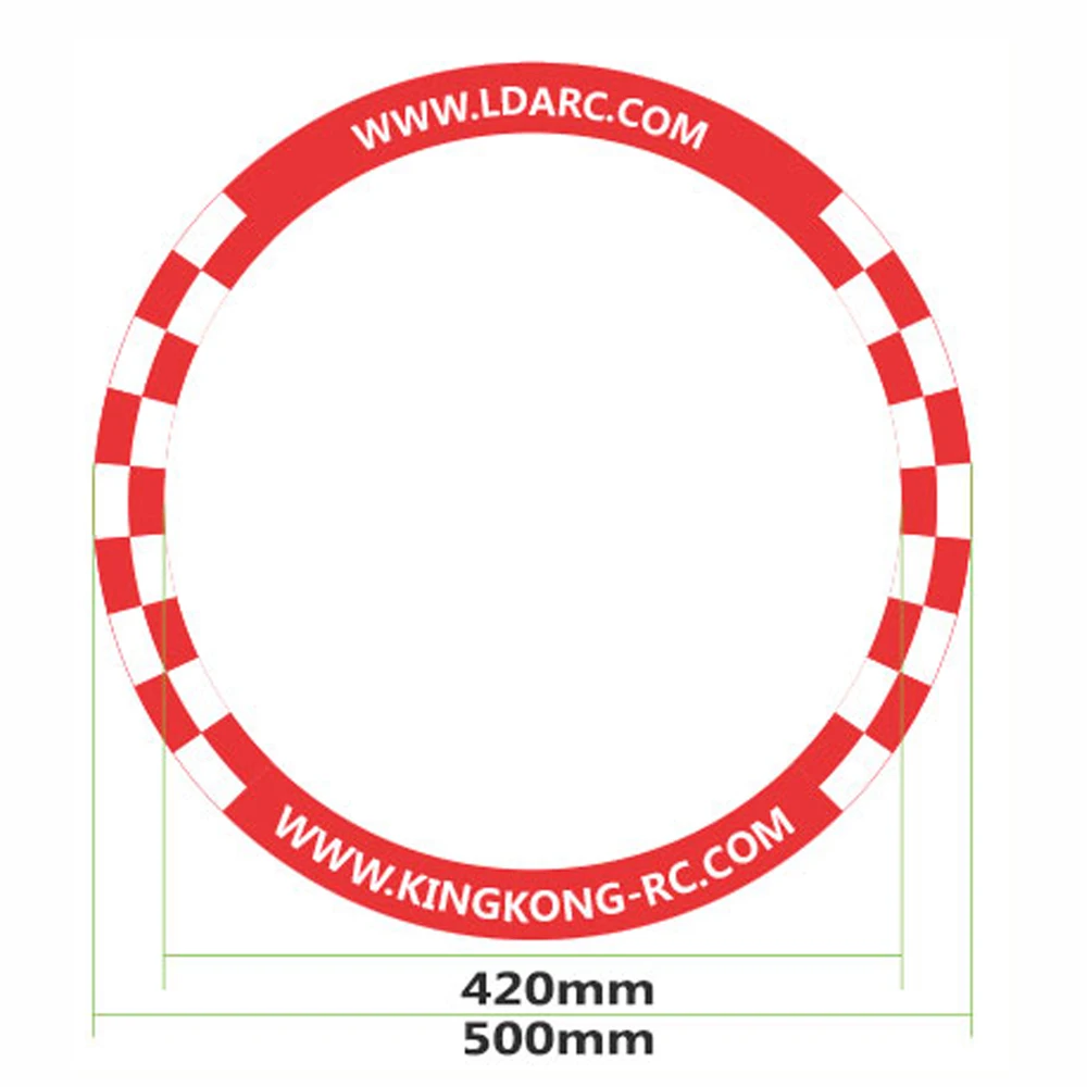 LDARC 500mm FPV Gate, Portable - Drone Racing Flag 评论和价格